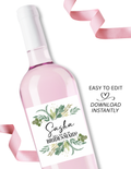 Printable Wine Labels